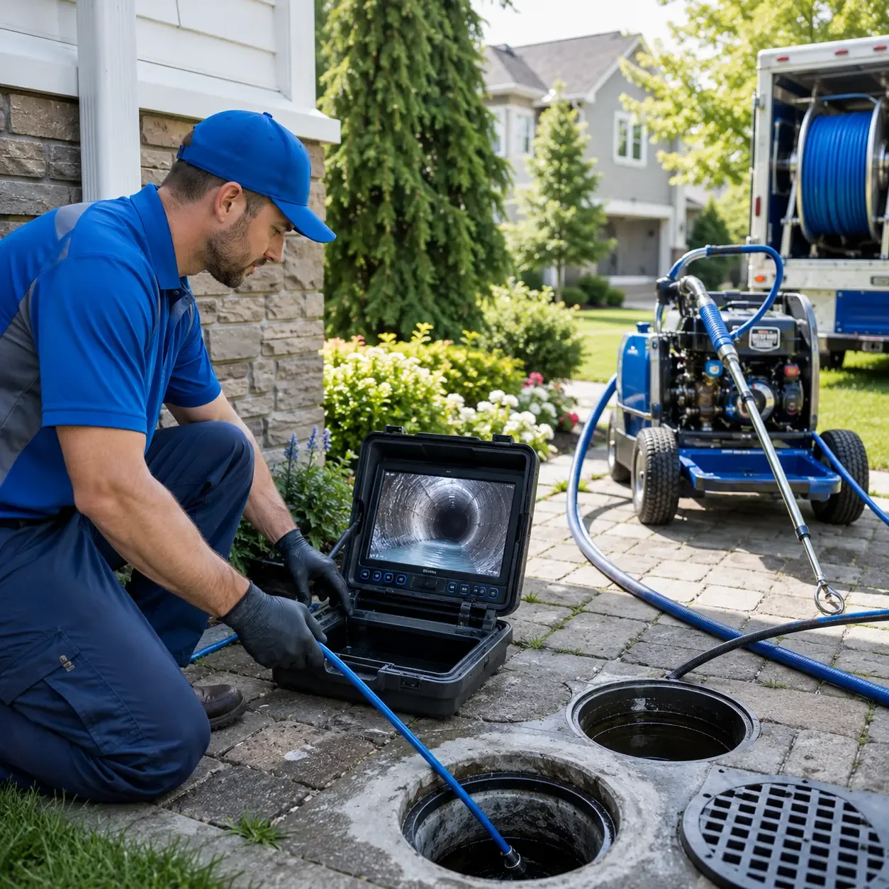 Outdoor drain cleaning professionals serving King George, VA